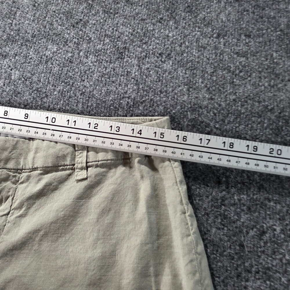 Frank & Eileen Kinsale Pants Italian Performance Linen Sage Green 12 Womens USA - Picture 7 of 10